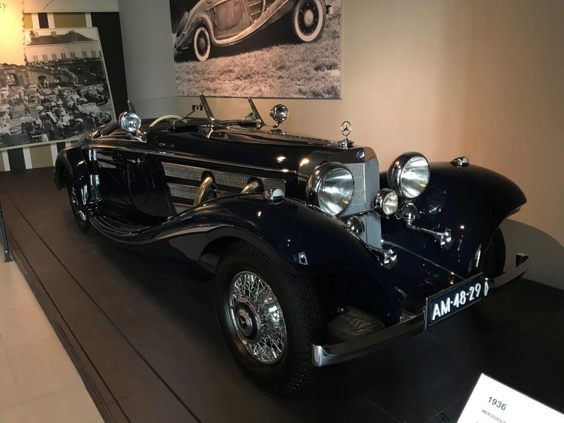 1936 500K Spezial Roadster. 23 of the 350 500Ks were this body style. Fricking gorgeous. This particular one is known as “the butchers car” because in the 50s it was owned by a London butcher who used it as his daily, before sticking it in a barn for 30 years. As you do...